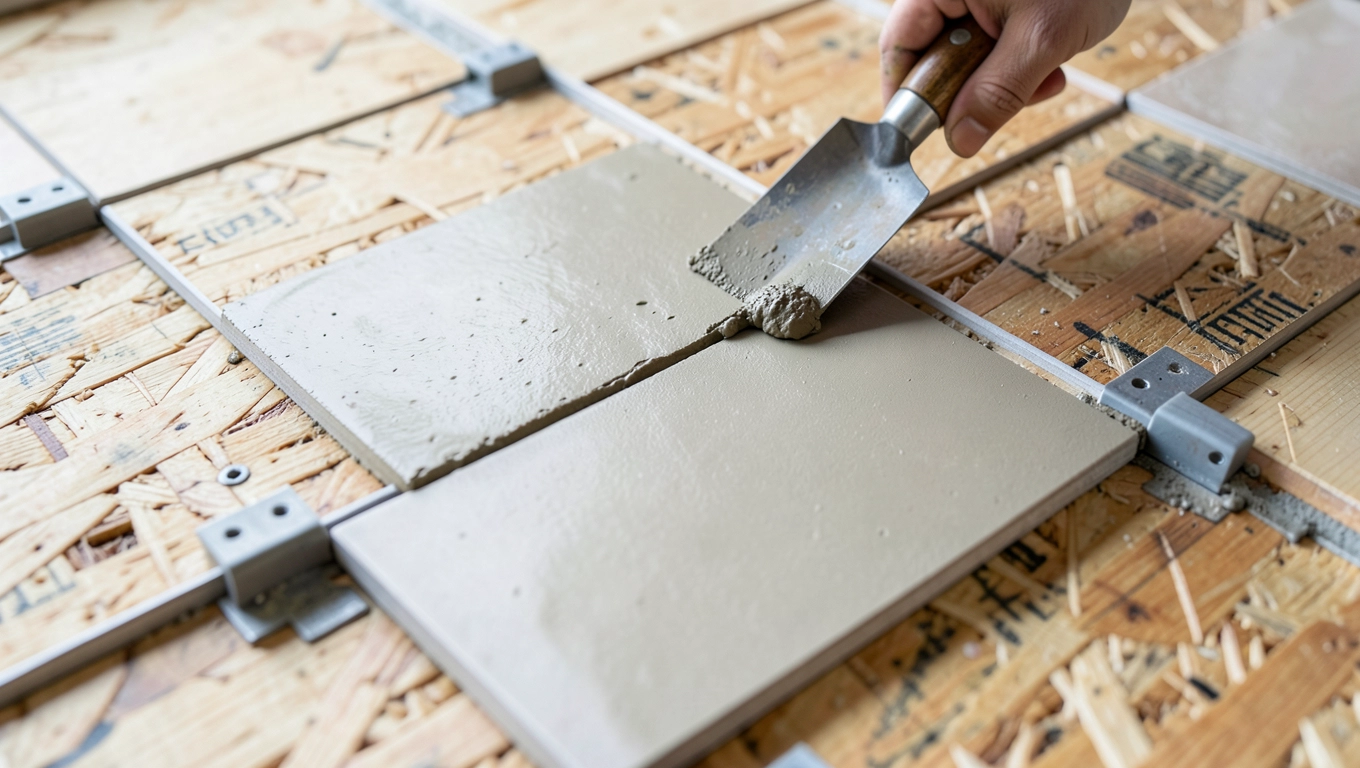 Jak położyć płytki na drewnianej podłodze