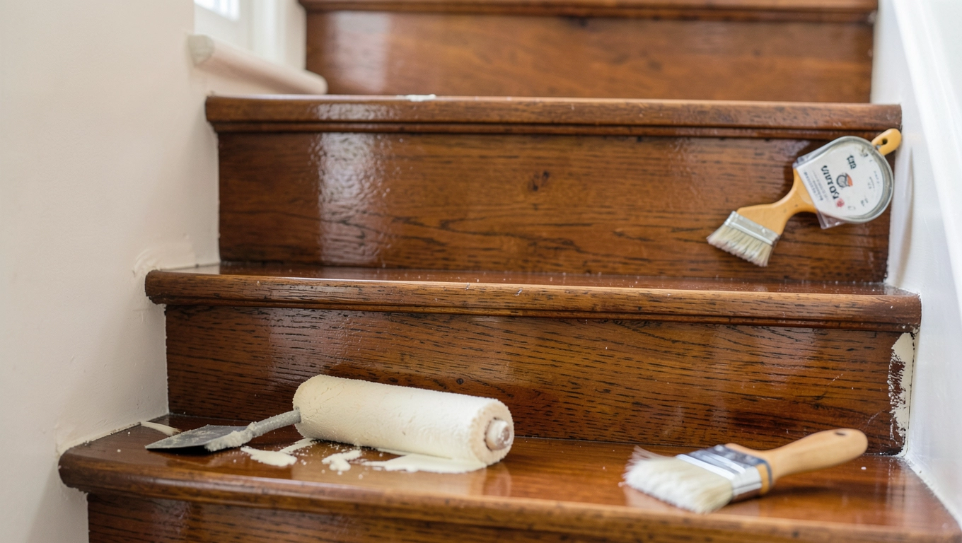 Jak pomalować lakierowane schody