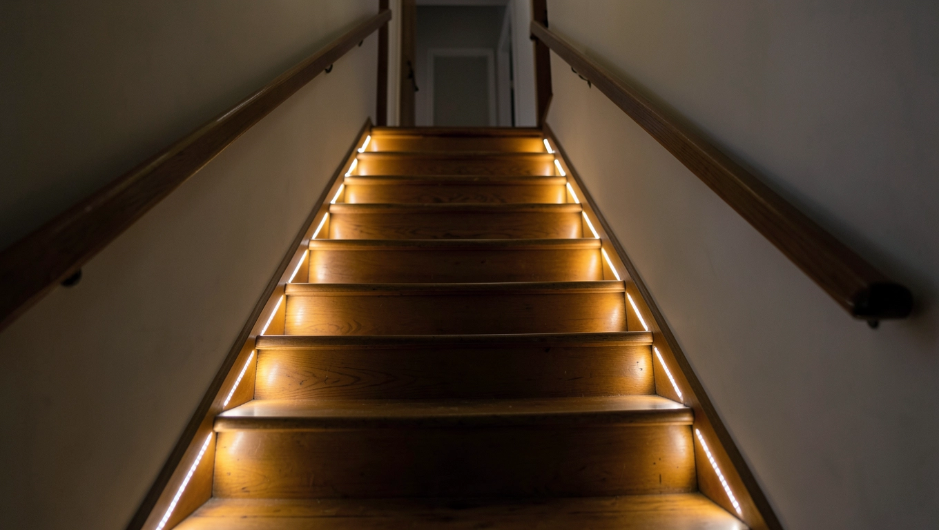 Jak rozmieścić oświetlenie schodowe