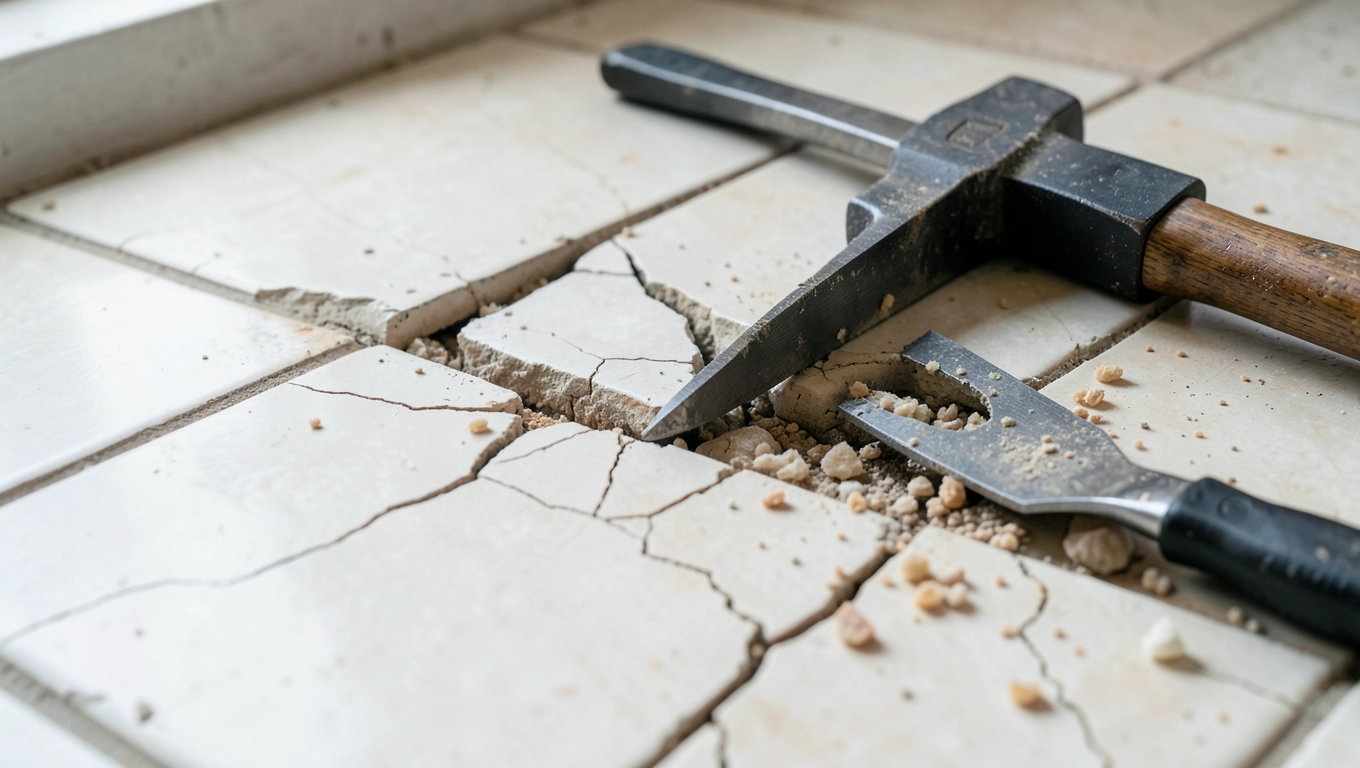 Jak skuć stare kafelki