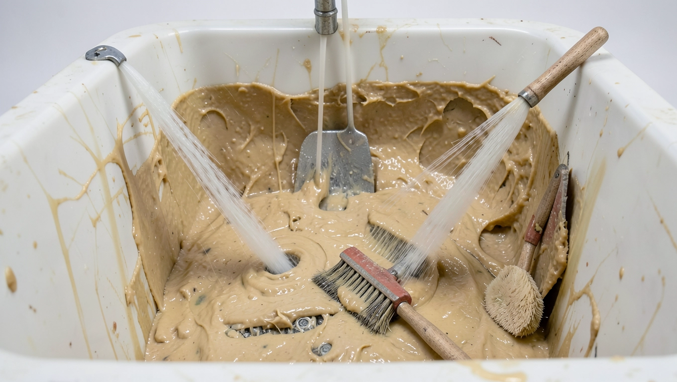 Jak umyć zbiornik 1000l po kleju