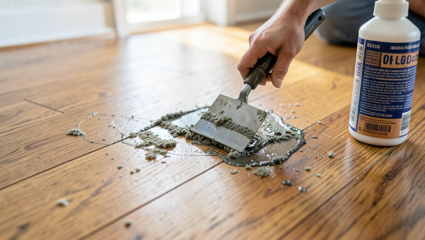 Jak usunąć klej po wykładzinie