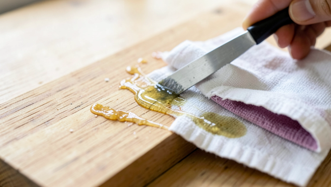 Jak usunąć klej z drewna