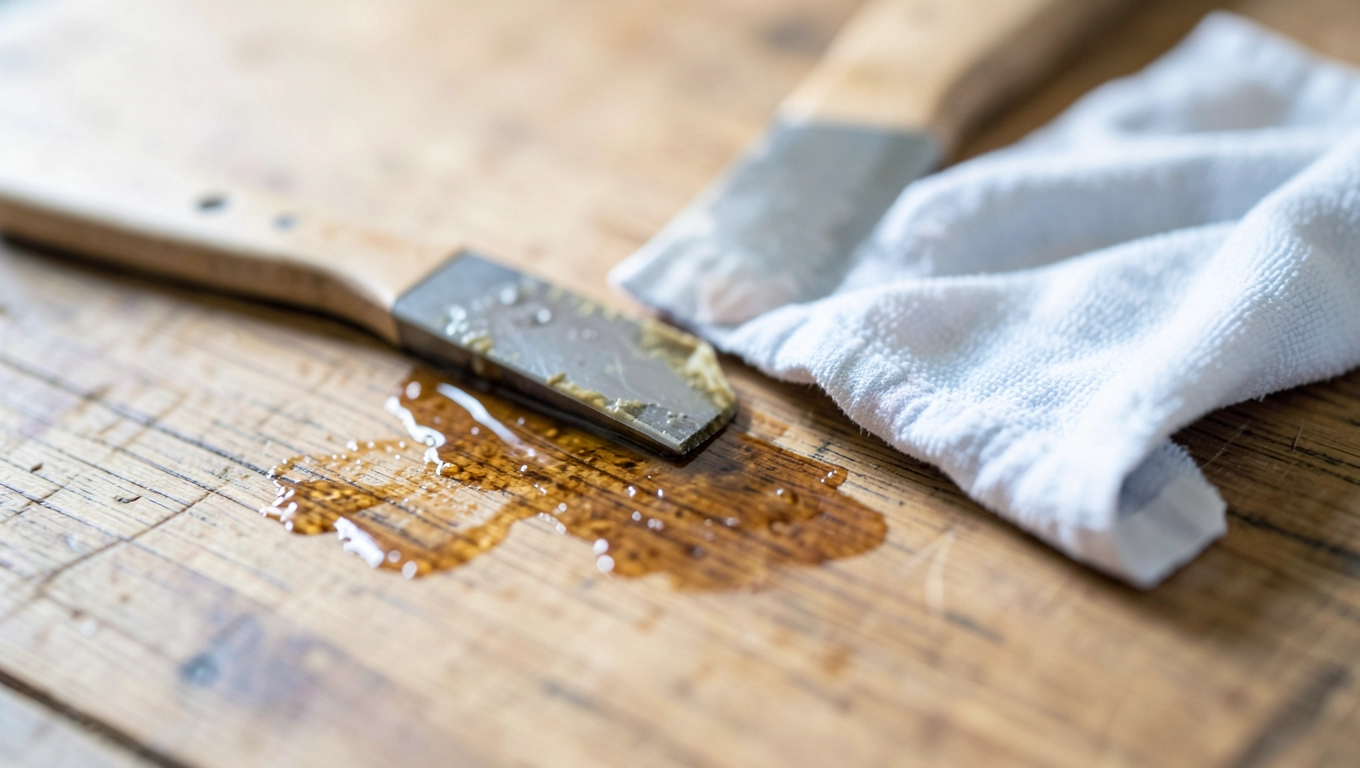 Jak usunąć klej z mebli