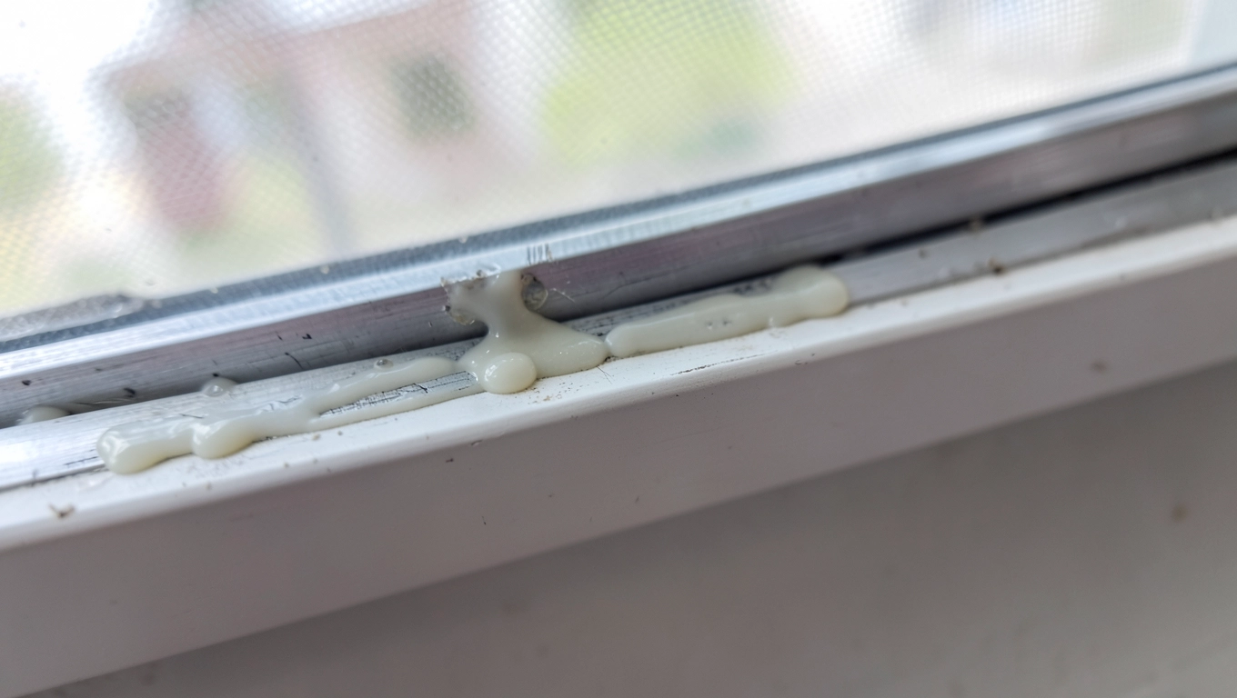 Jak usunąć klej z ramy okna po moskitierze