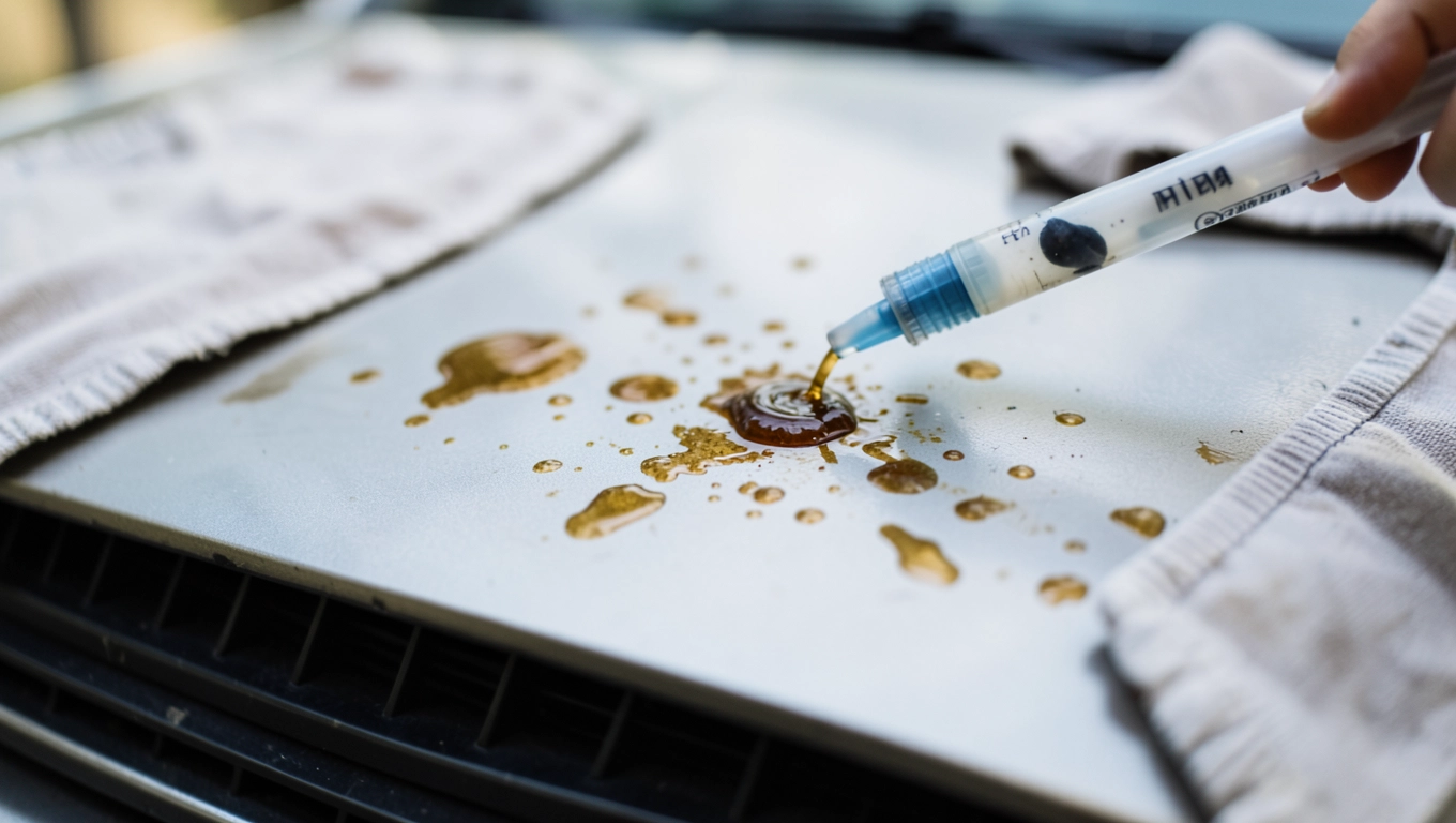 Jak usunąć żywicę z samochodu