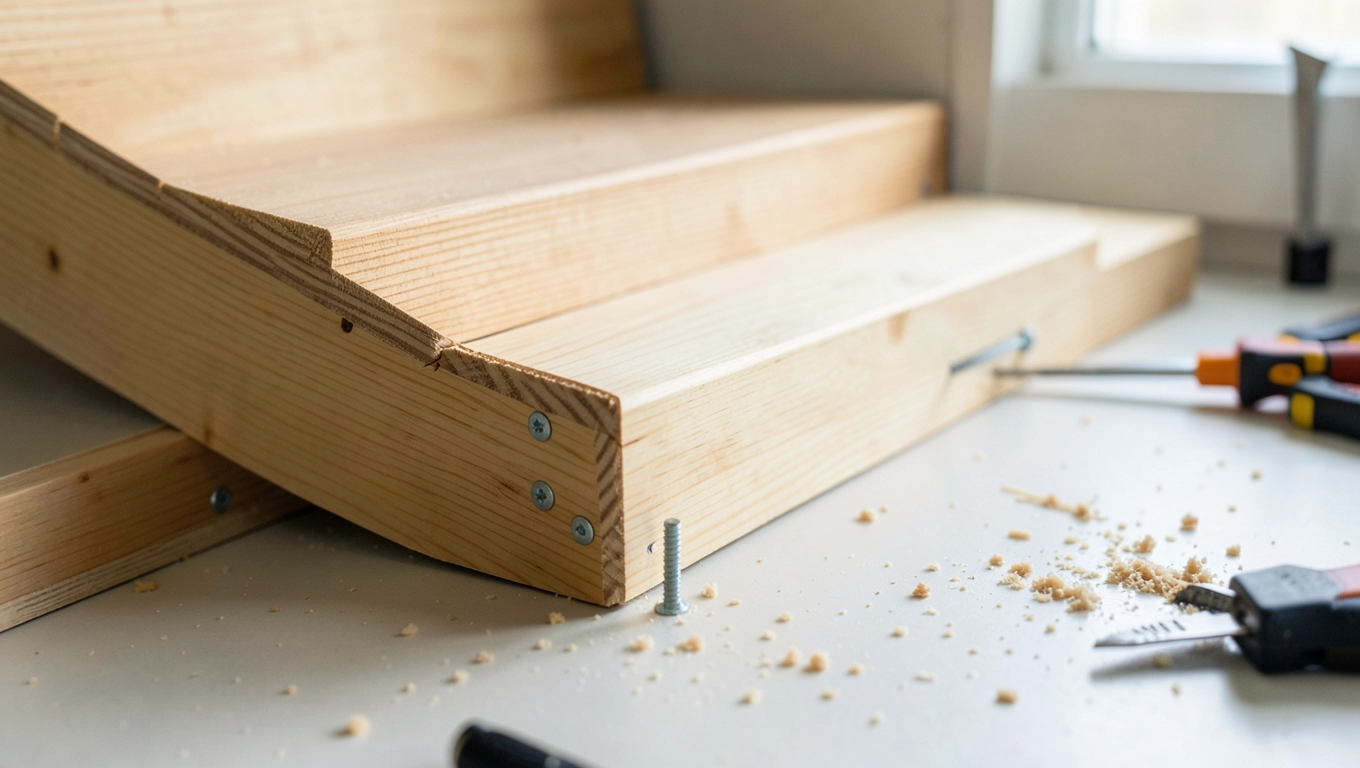 Jak wydłużyć stopnie schodów