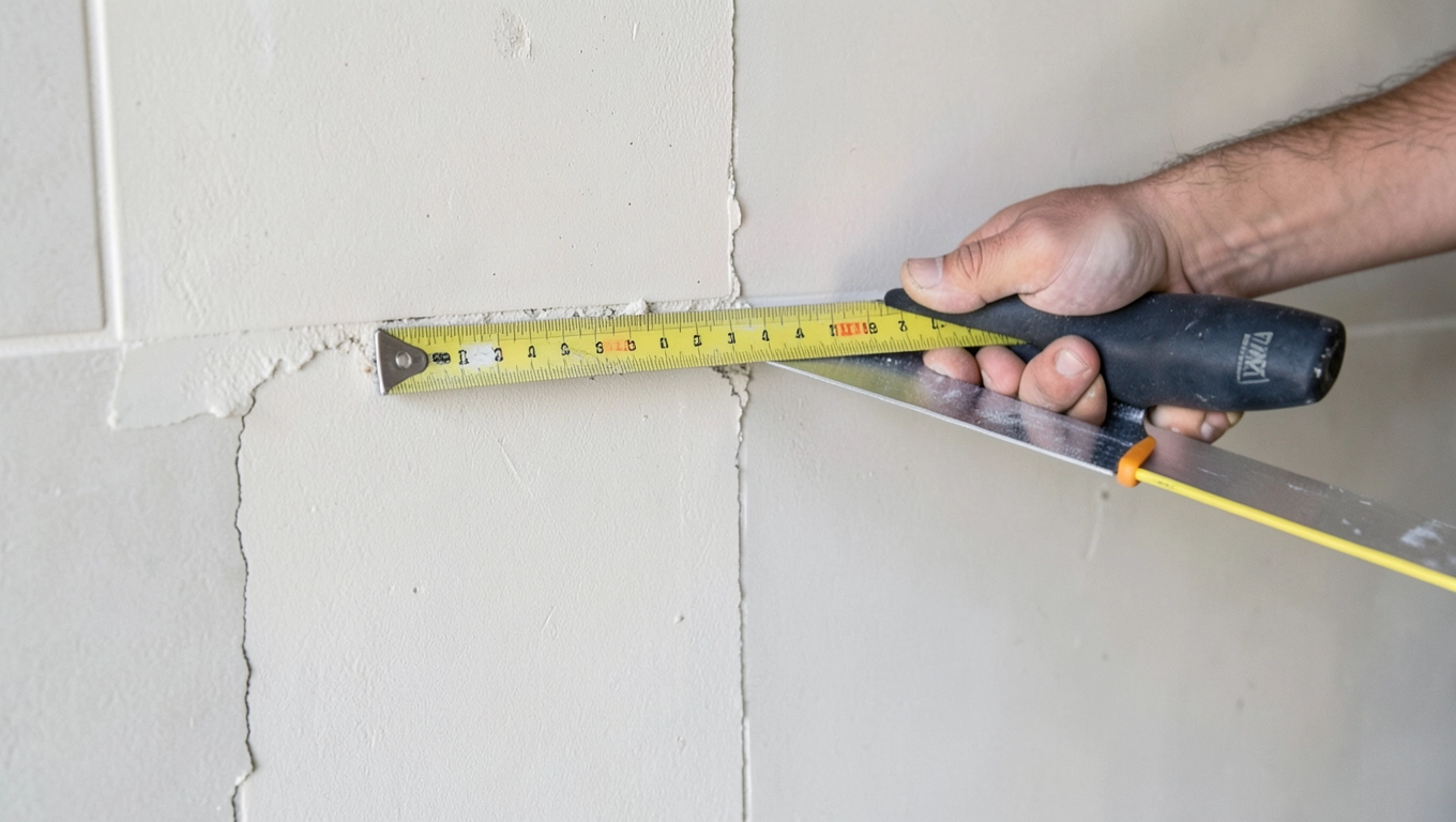 Jak wyrównać krzywe ściany pod płytki