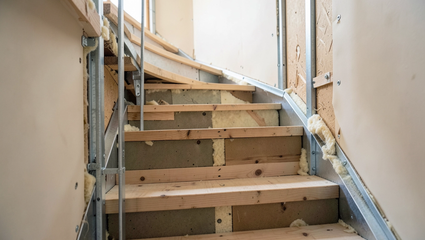 Jak zabudować schody drewniane