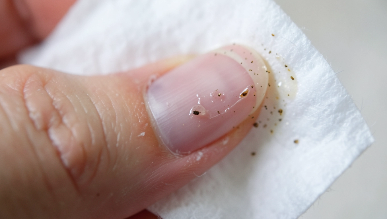 Jak zmyć klej do paznokci z paznokci