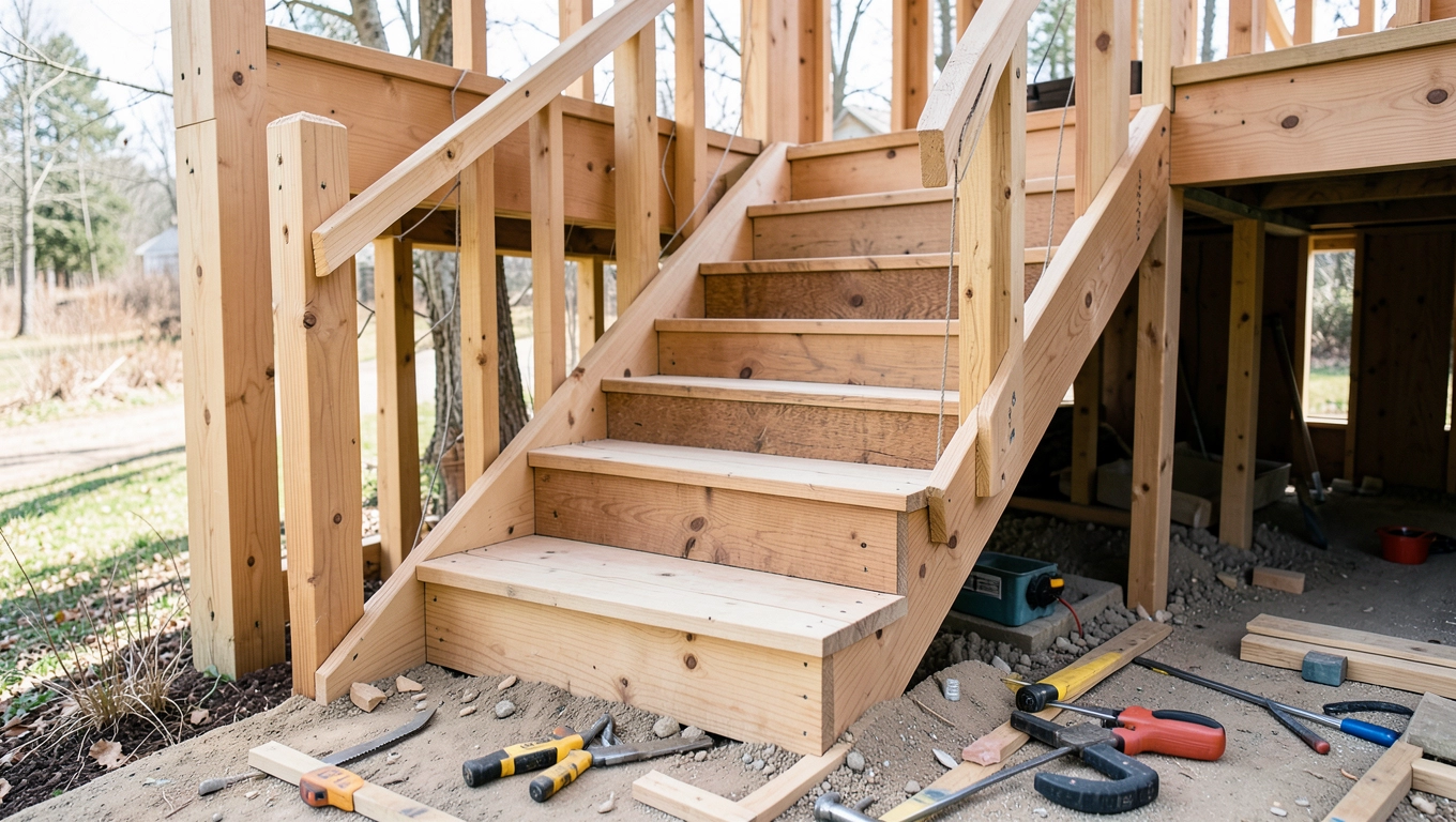 Jak zrobić schody do domu