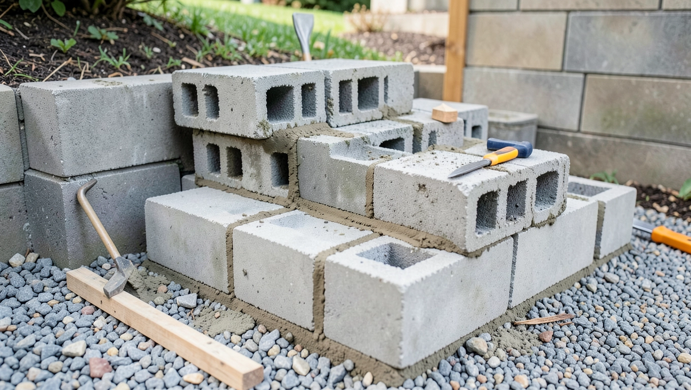 Jak zrobić schody z pustaków