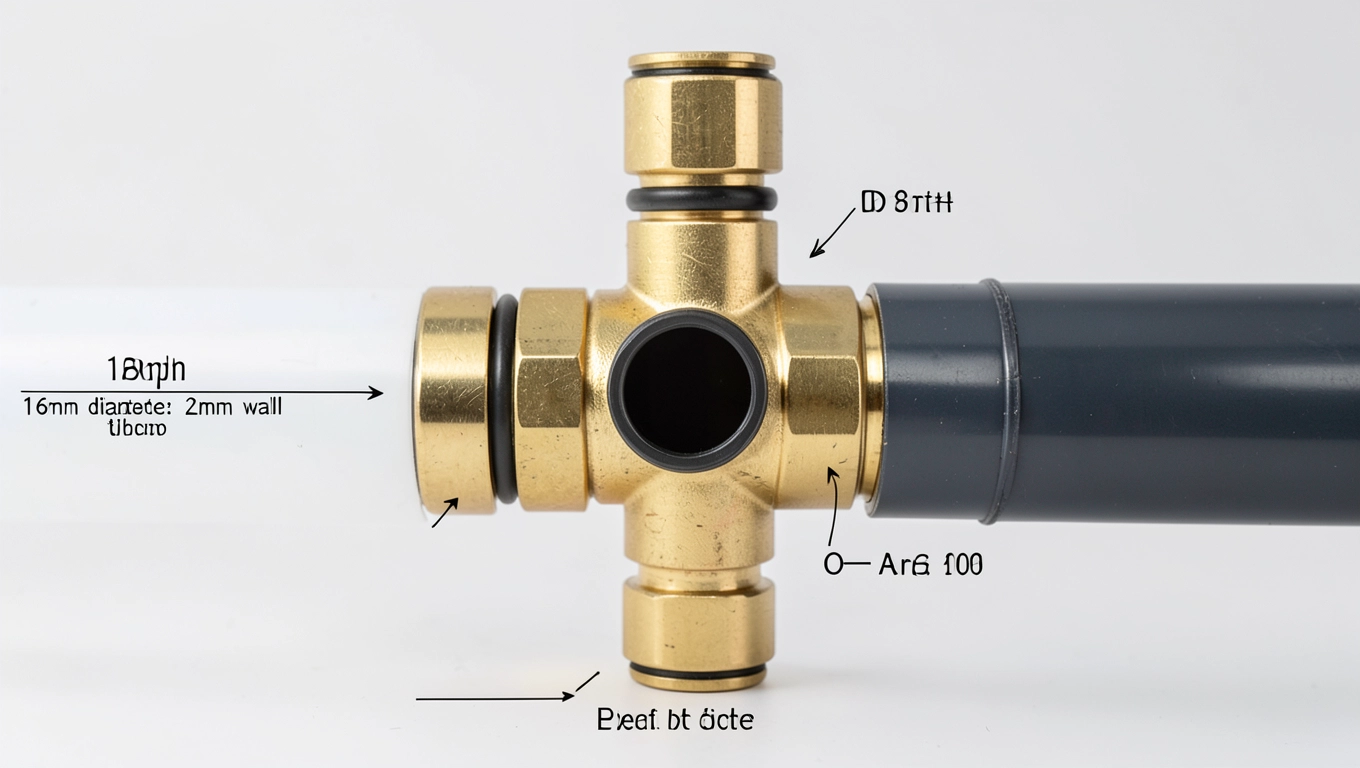 jaki przekrój rury do rozdzielacza ogrzewania podłogowego