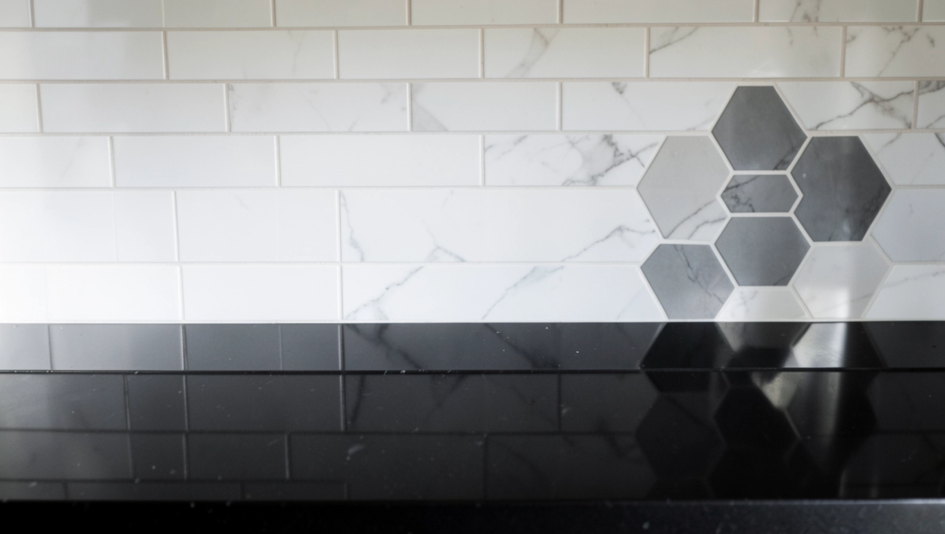 Jakie płytki do czarnego blatu