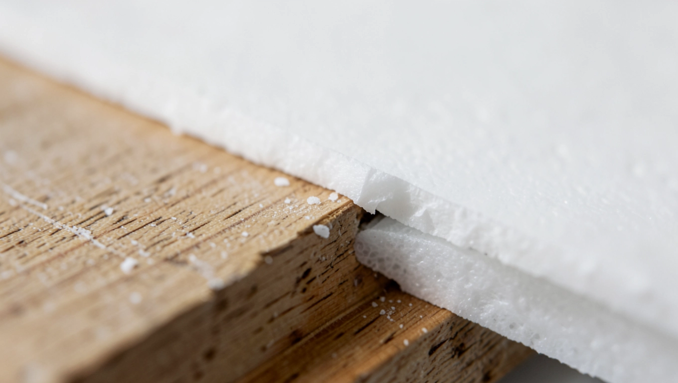 Jakim klejem skleić styropian do drewna