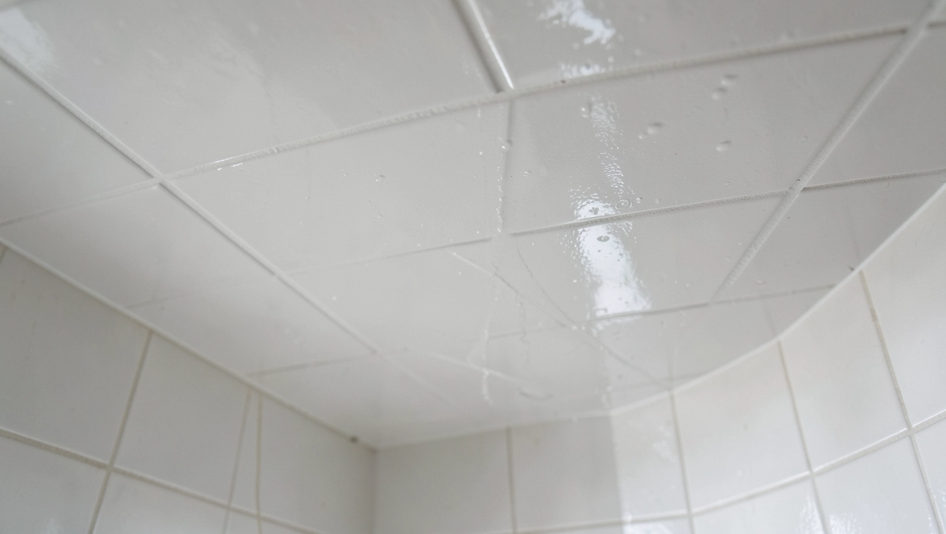 Kafelki na suficie nad prysznicem: odporność na wilgoć