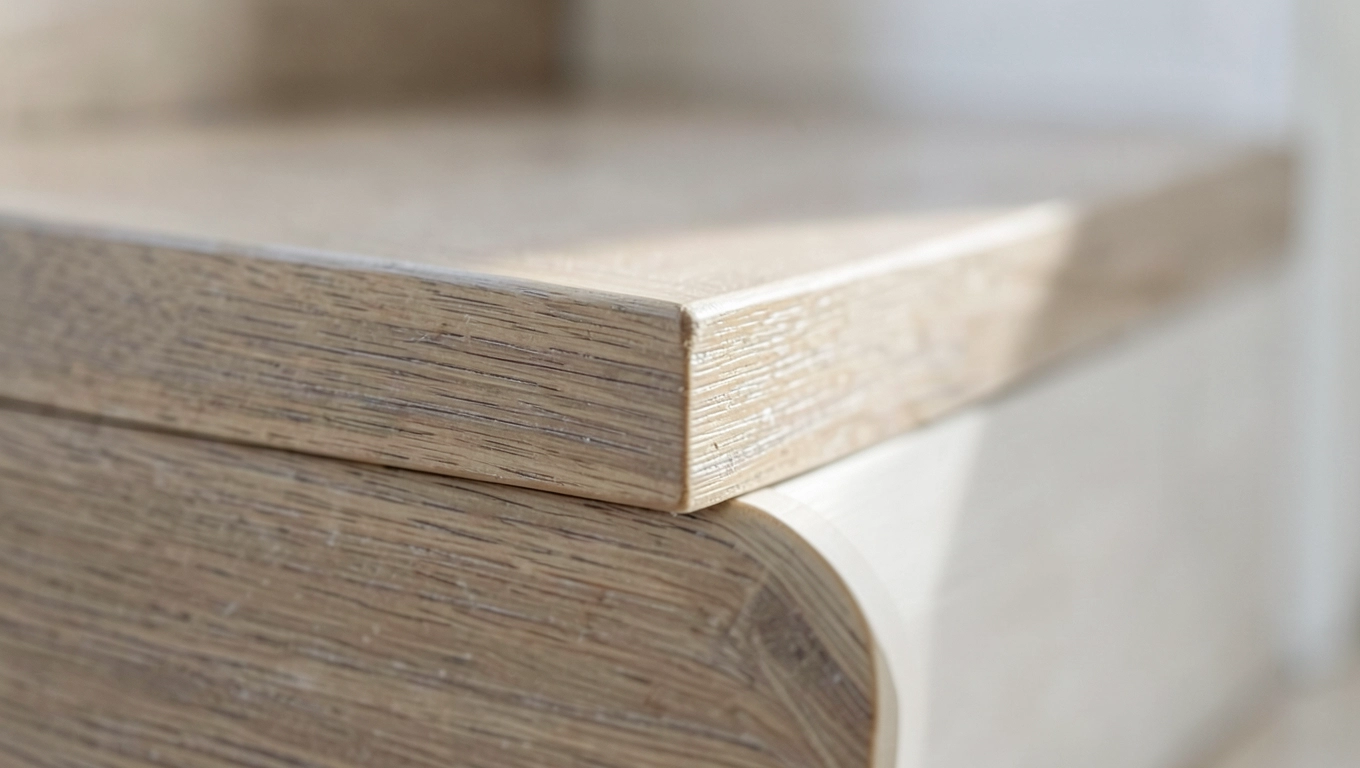 Kątownik schodowy do paneli winylowych klejonych