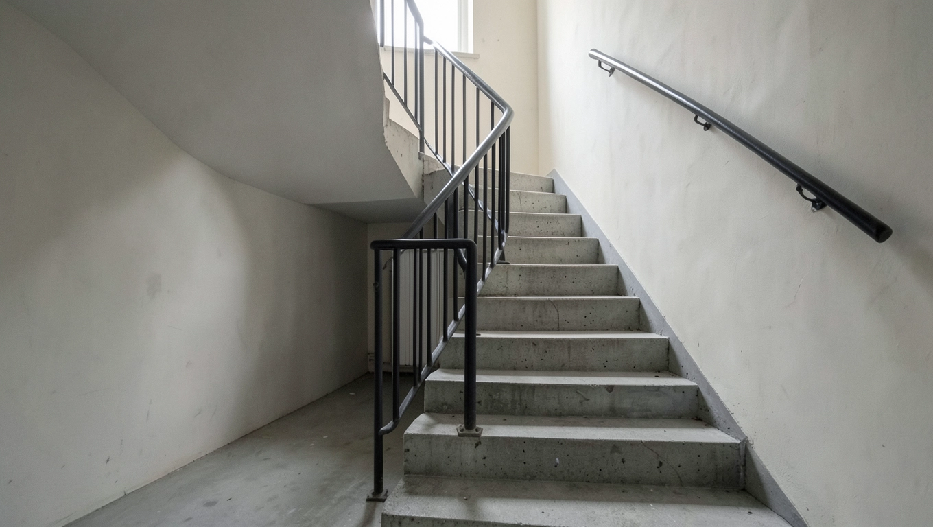 Klatka schodowa w bloku wymiary