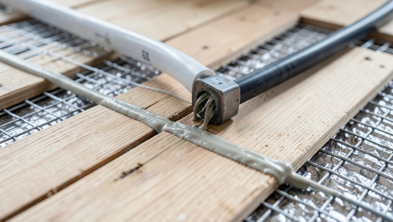 Klej do podłogi drewnianej na ogrzewanie podłogowe