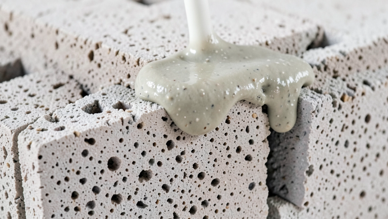 Klej do pustaków i bloczków z keramzytobetonu