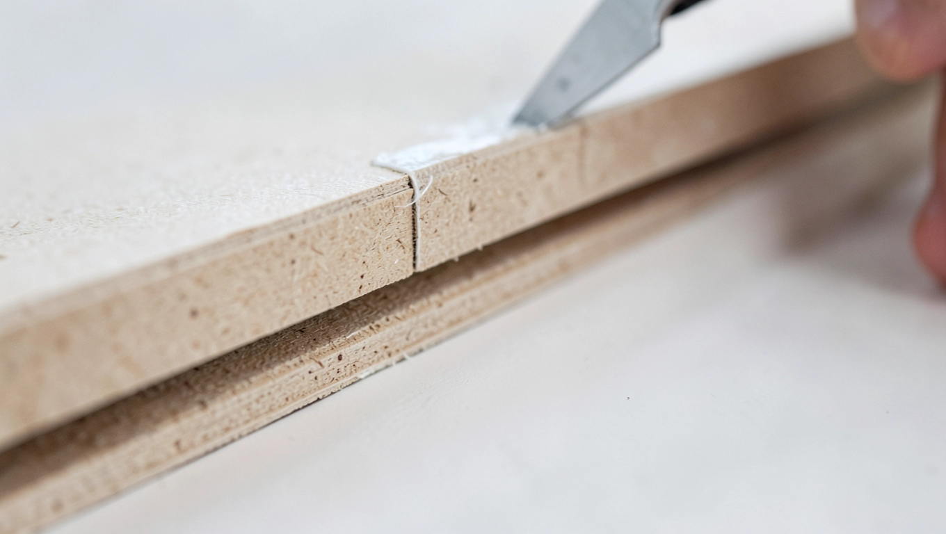 Klejenie listew MDF