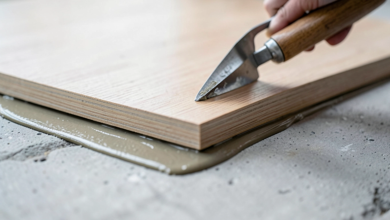 Klejenie paneli podłogowych do podłoża