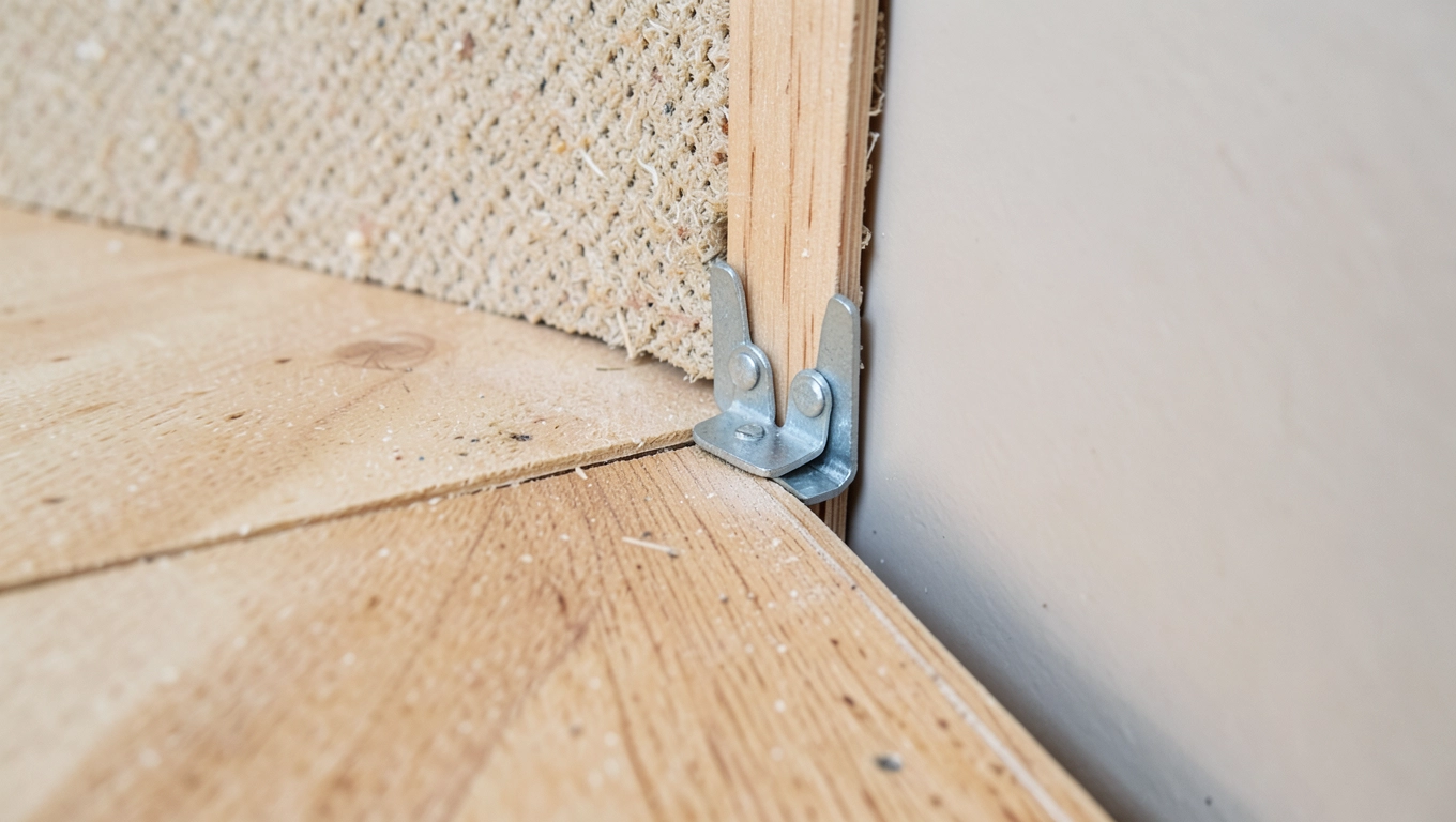 Klipsy do montażu paneli podłogowych na ścianie