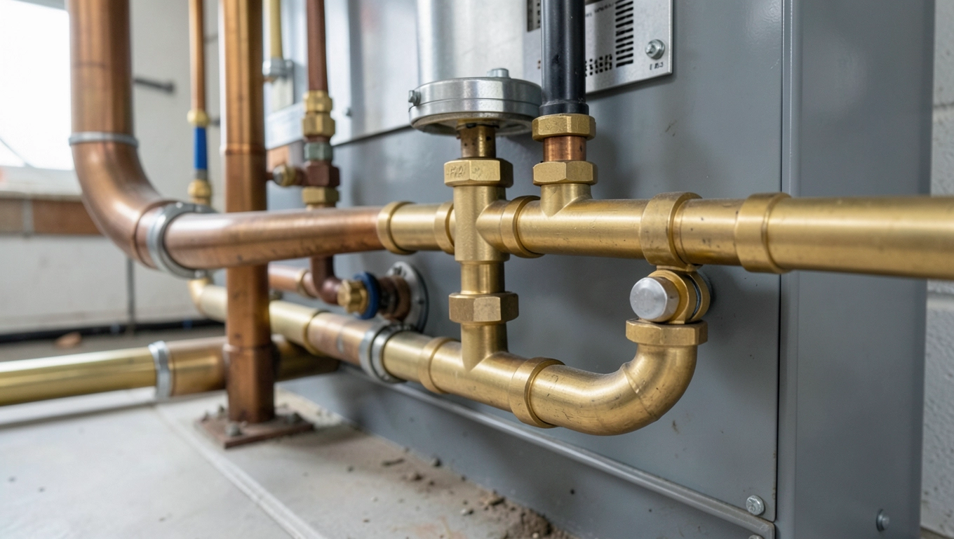 Kolektor zasilający w rozdzielaczu