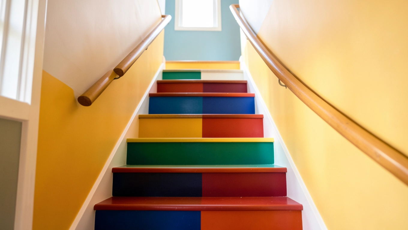 Kolor klatki schodowej w domu