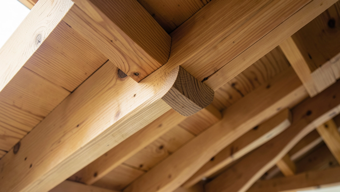 Krokwie z drewna klejonego