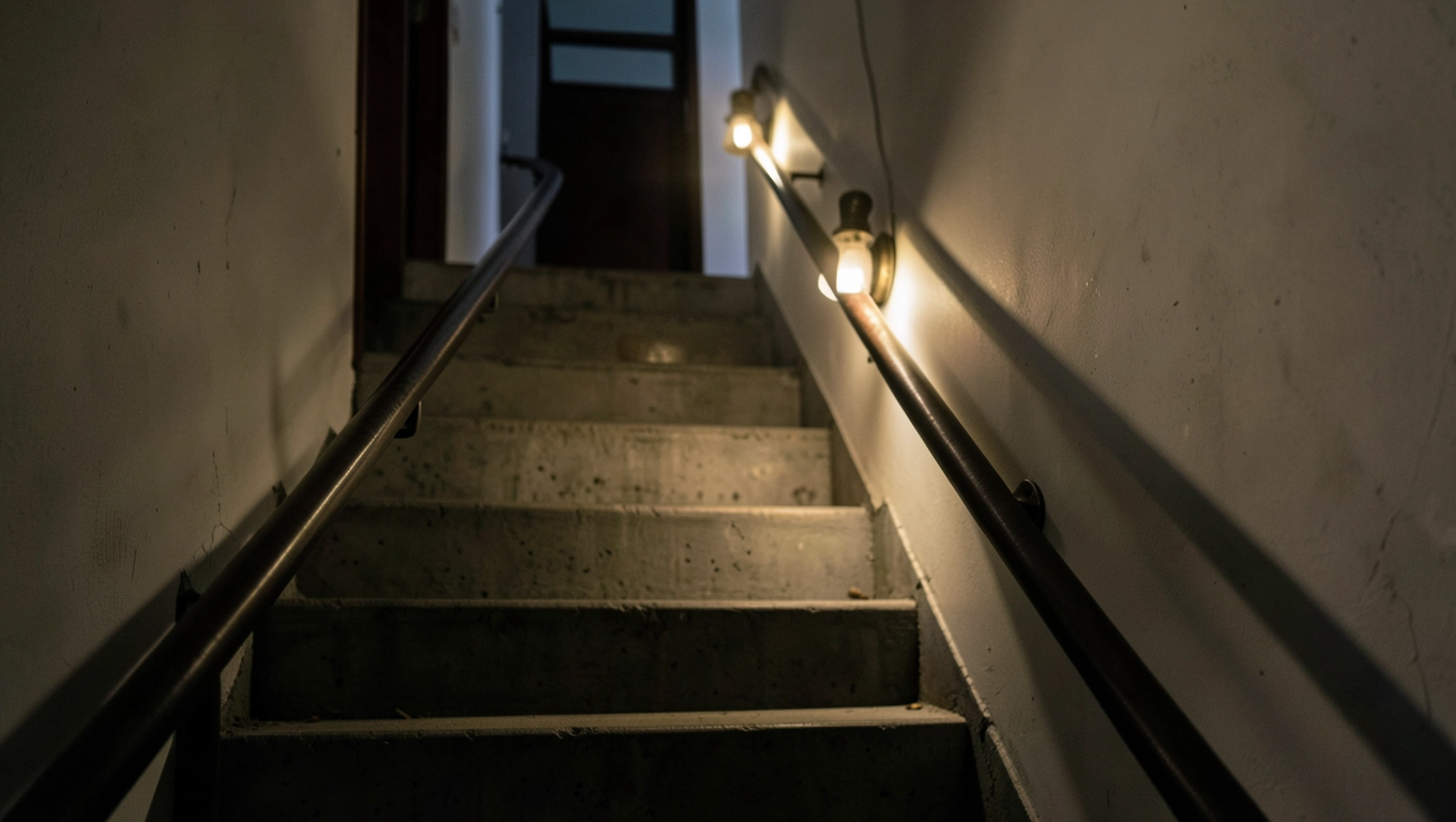 Lampa na klatce schodowej