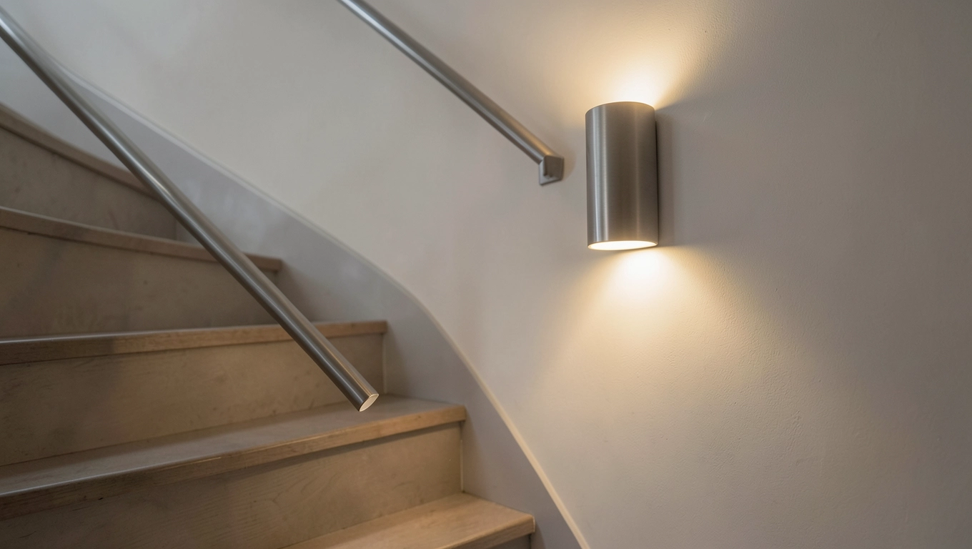 Lampa na klatkę schodową ścienna