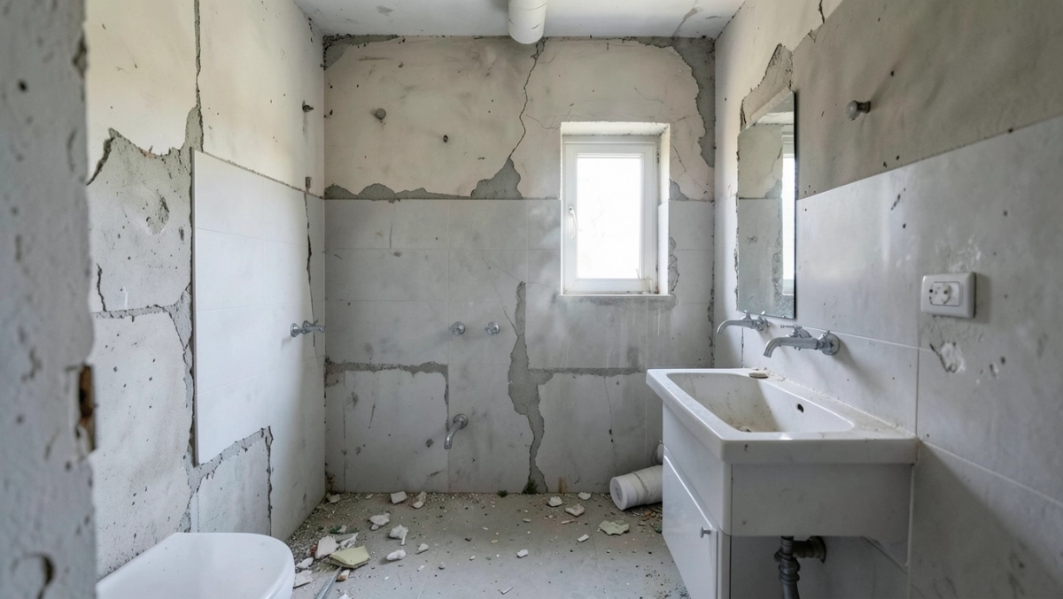 łazienka bez glazury