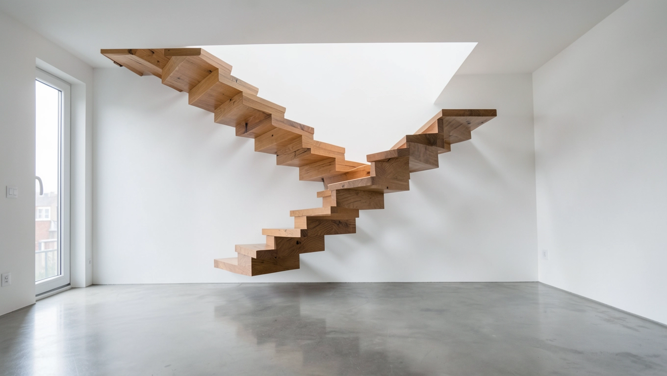 Lewitujące schody w domu