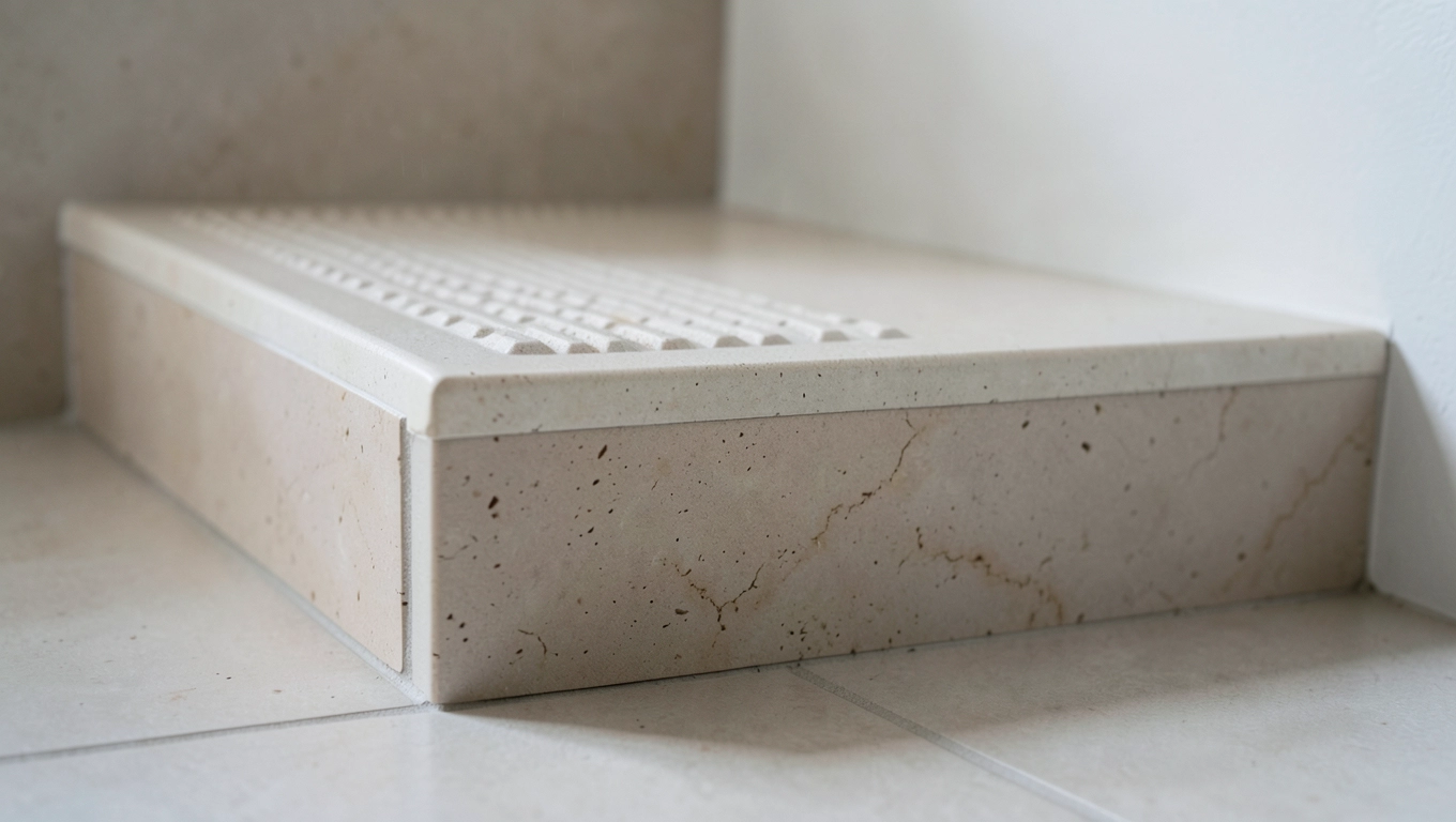 Listwa schodowa do płytek antypoślizgową