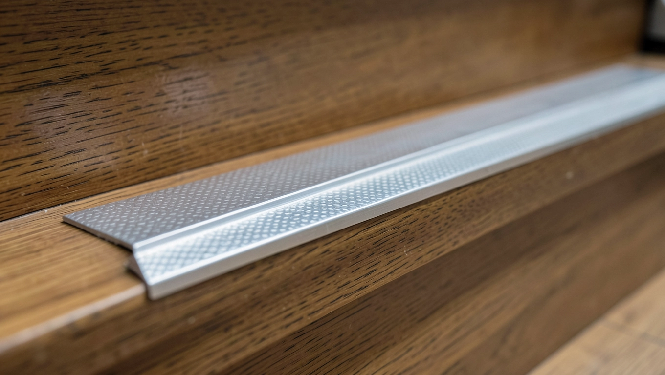 Listwy schodowe antypoślizgowe