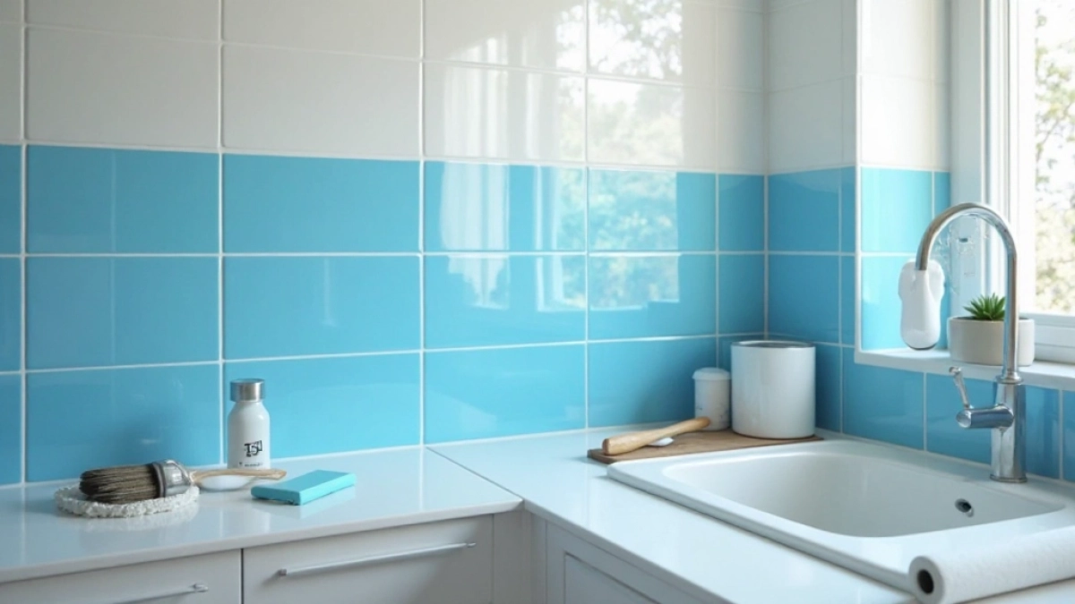 malowanie glazury w kuchni