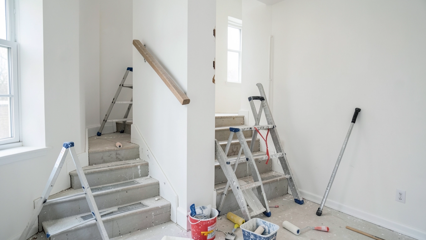 Malowanie klatek schodowych w blokach