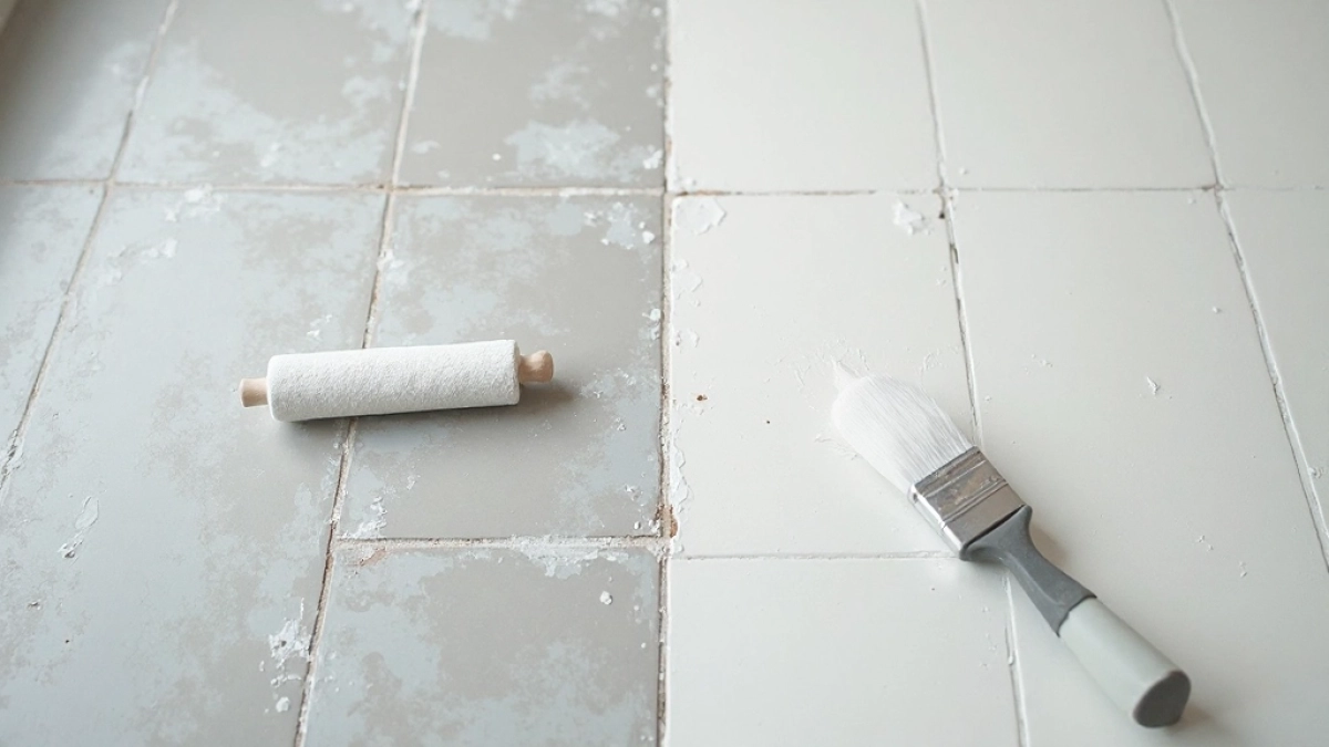 Malowanie płytek podłogowych