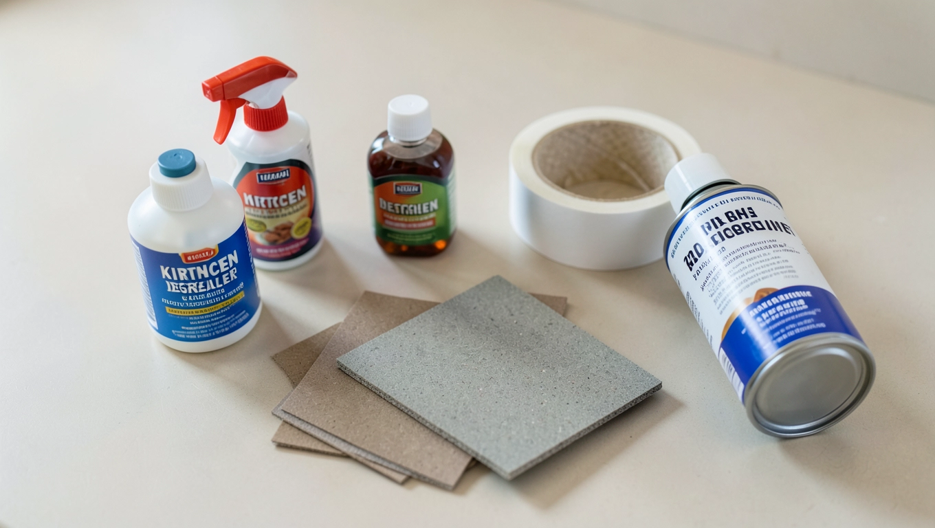 Materiały do renowacji blatu z laminatu