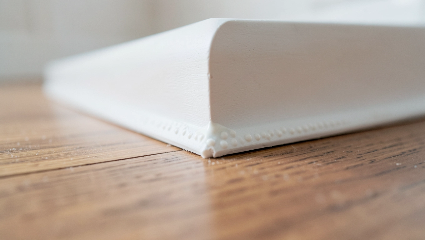 Montaż listew przypodłogowych MDF na klej