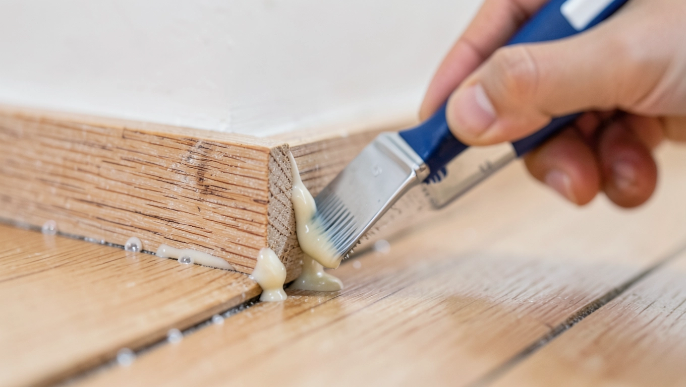 Montaż listew przypodłogowych na klej