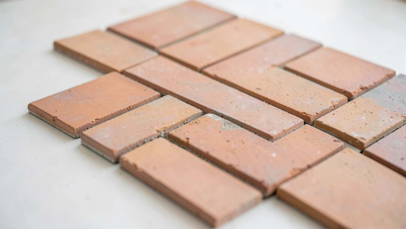 Montaż terakoty w jodełkę