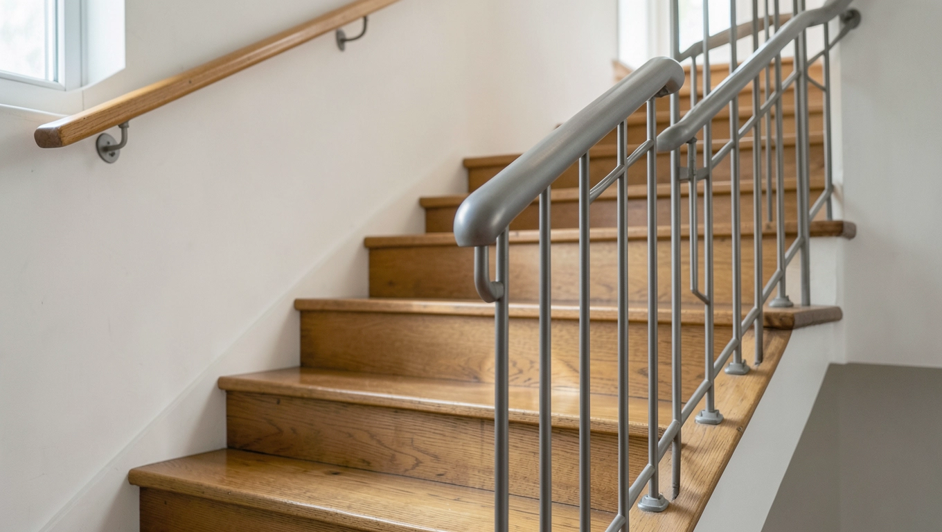 Na jakiej wysokości poręcz przy schodach