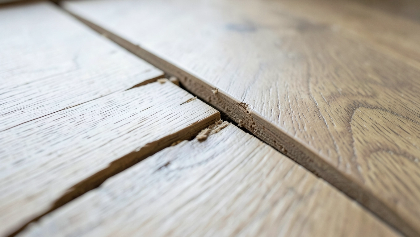 Nierówne panele podłogowe