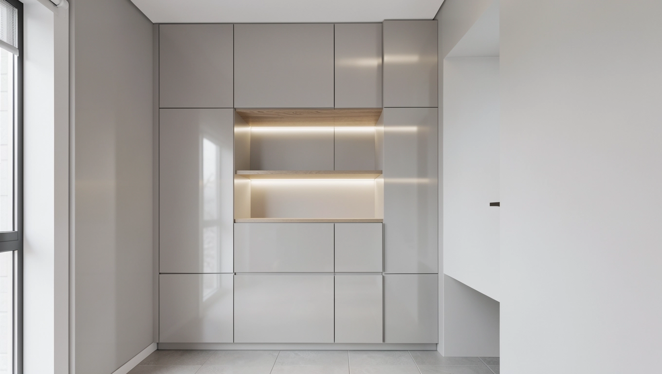 Nowoczesna zabudowa pod schodami