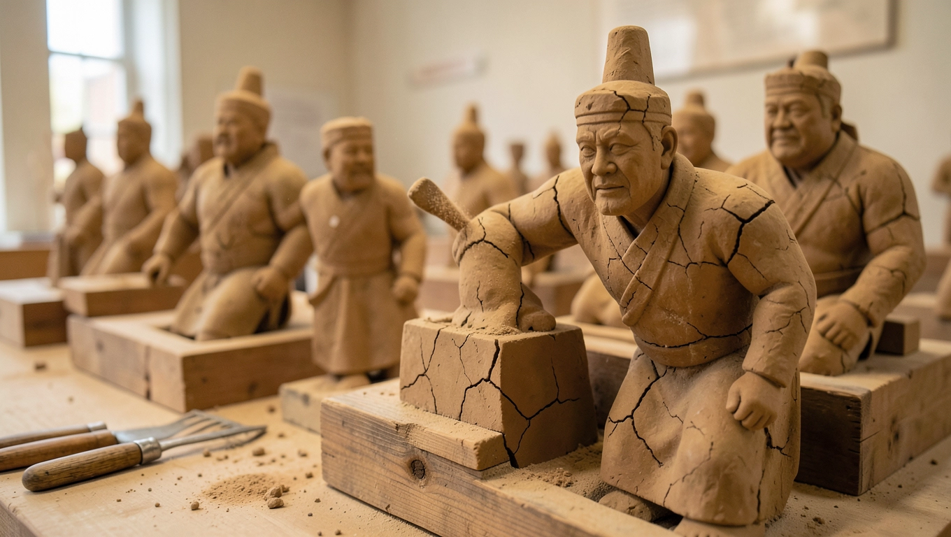 Ochrona i konserwacja żołnierzy z terakoty