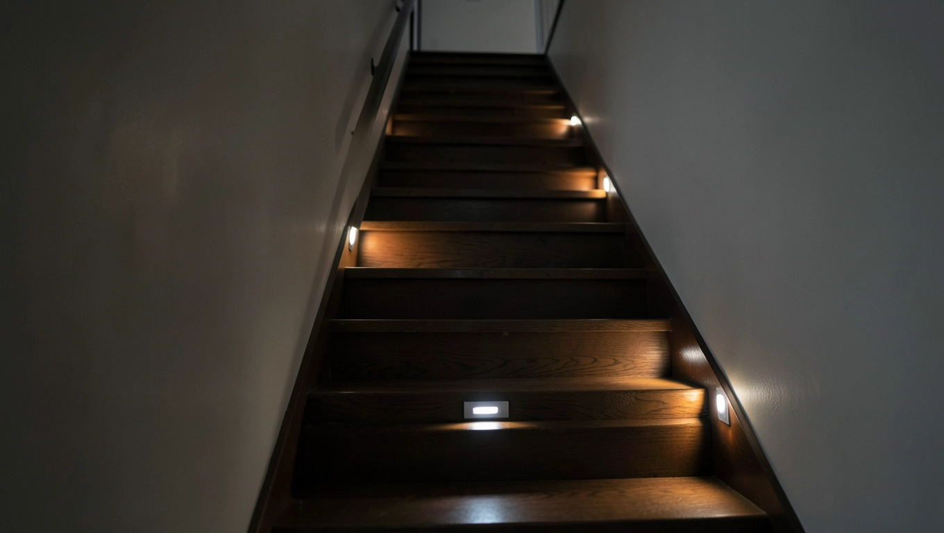 Oświetlenie schodów z czujnikiem ruchu