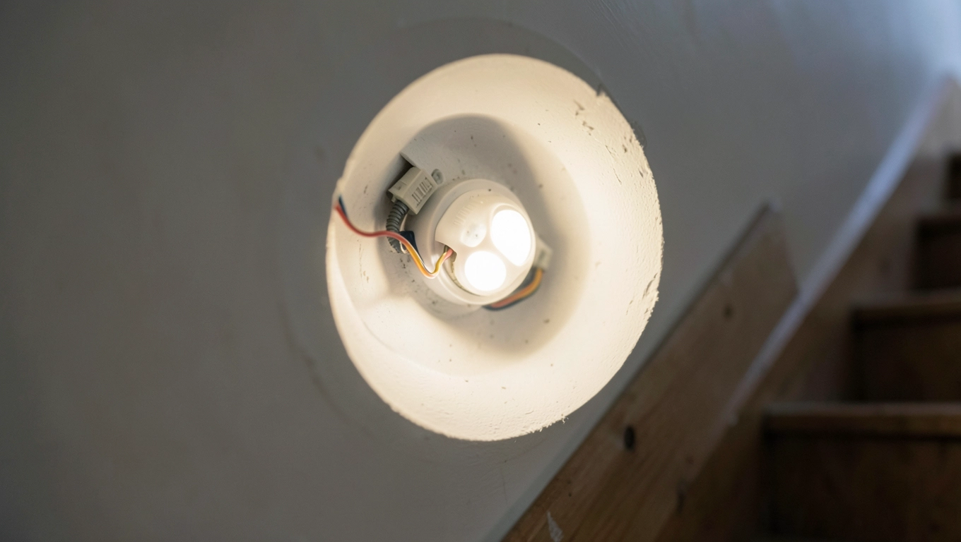 Oświetlenie schodowe do puszki