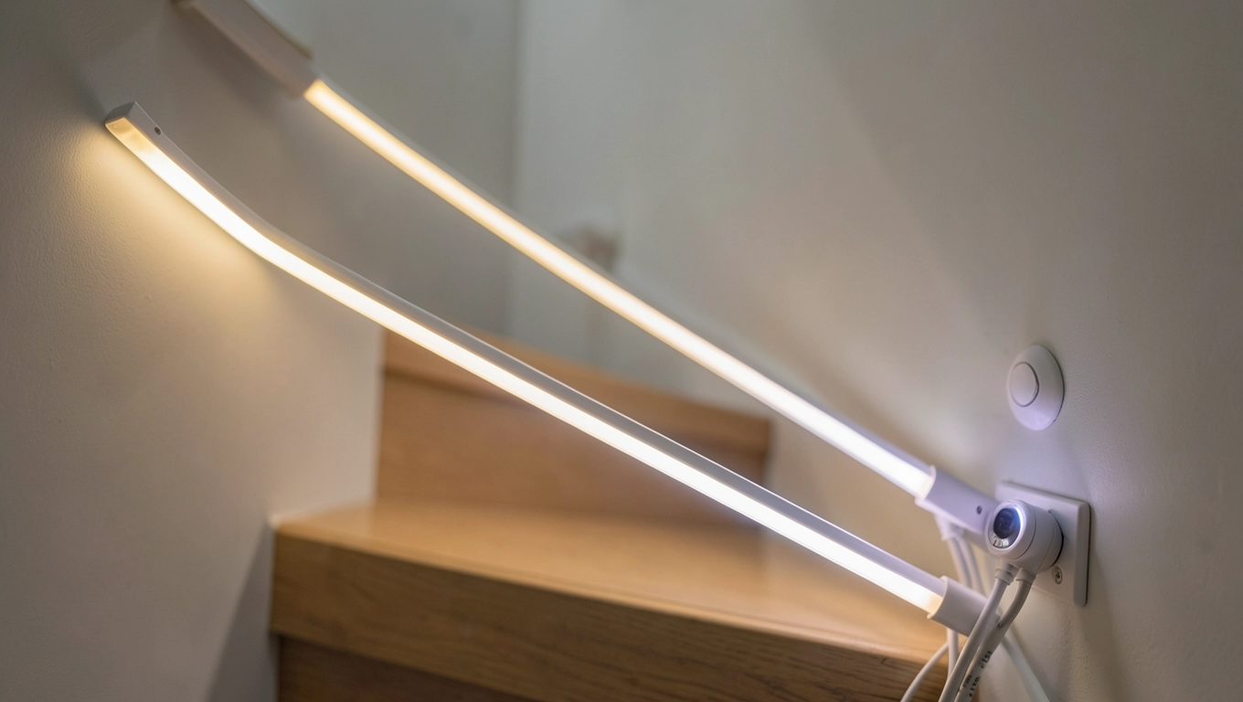 oświetlenie schodowe led z czujnikiem ruchu  zestaw